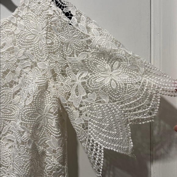 ANTHROPOLOGIE crochet mini dress - Picture 3 of 6